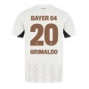 Bayer Leverkusen Alejandro Grimaldo #20 Bortatröja 2024-25 Korta ärmar